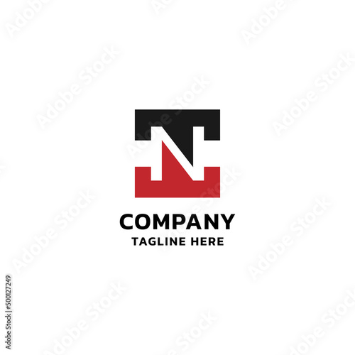 TN letter logo, law firm. combination design, logotype, monogram