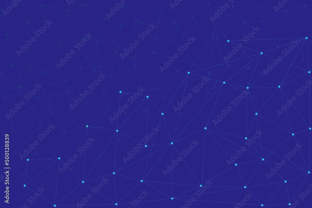 Abstract background of lines and points special for business,technology and internet presentations on blue background Abstract background of lines and points special for business,technology and internet presentations on blue background