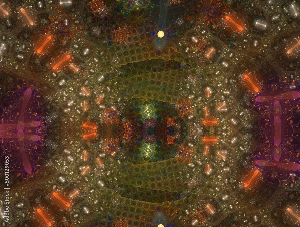 Fototapeta premium Imaginatory fractal abstract background Image