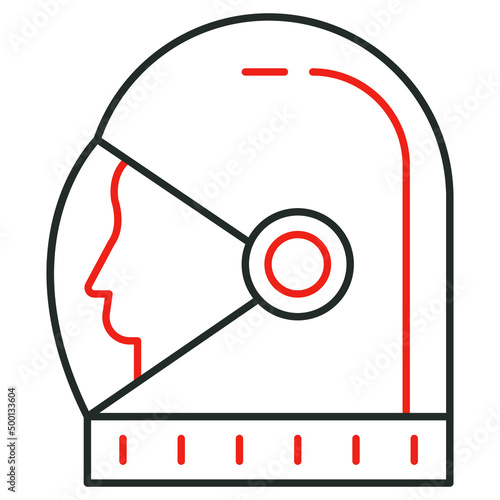space helmet Vector icon which is suitable for commercial work

 photo