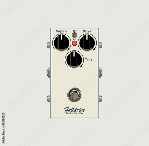 overdrive clasic guitar pedal  photo