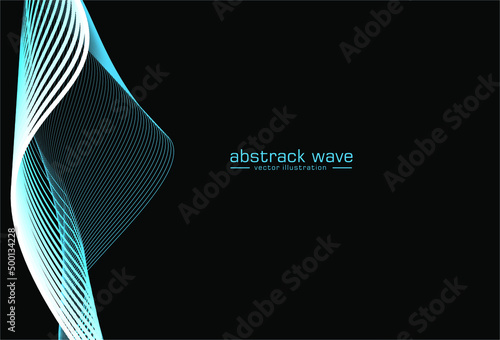 abstract blue background with wave  luxury backgroud in the wold. busines, background, banner, icon ilustration
