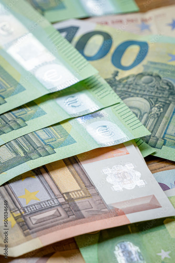 euro bills european cash. european currency euro bills european cash. european currency
