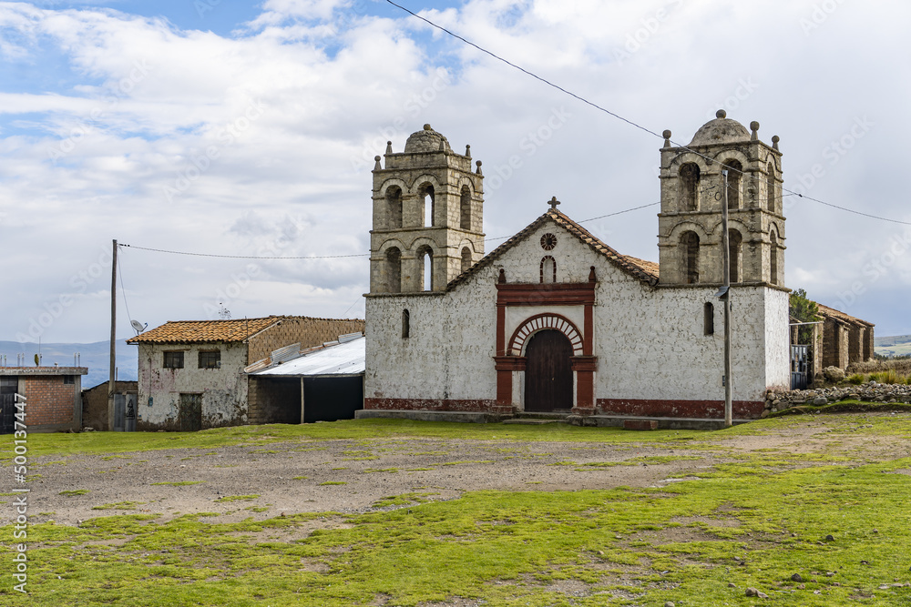 churches in remote villages in the mountains of Peru
