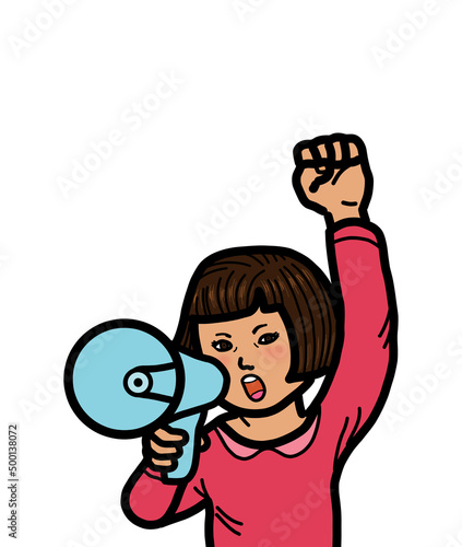 Young Children Activist Protest