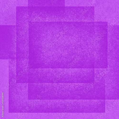 Lilac magenta violet background with blur, gradient and grunge texture. Geometric pattern of rectangles, squares and straight stripes. Checkered texture for graphic design. Space for conceptual ideas.