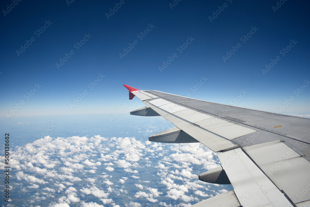 Fototapeta premium plane travel photo