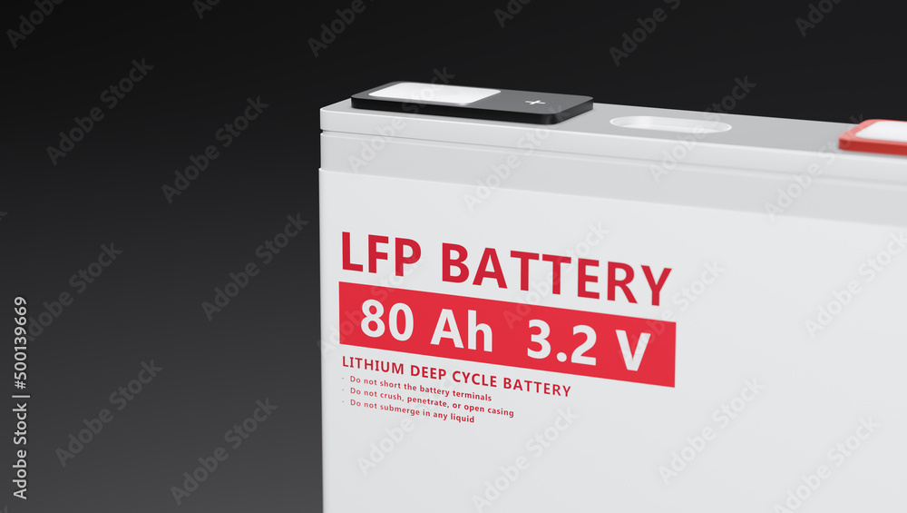 LFP (Lithium Iron Phosphate) battery cell, prismatic pack Li-Ion batteries supply manufacturing for electric vehicle (EV) concept, industrial energy storage car technology 3D rendering illustration LFP (Lithium Iron Phosphate) battery cell, prismatic pack Li-Ion batteries supply manufacturing for electric vehicle (EV) concept, industrial energy storage car technology 3D rendering illustration