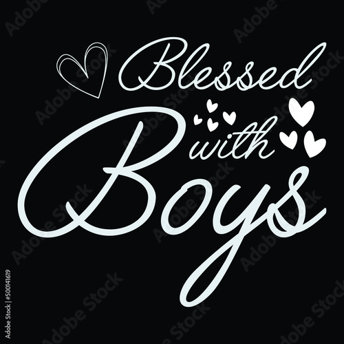 Blessed with Boys Shirt, Mother's Day Shirt, Boys Mom Shirt, Gift for Mom, Gift for Boys Mom, Gift for Wife, Funny Mom Shirt, Momlife Shirt