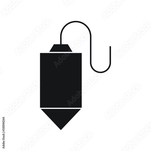 Plumb bob icon design isolated on white background