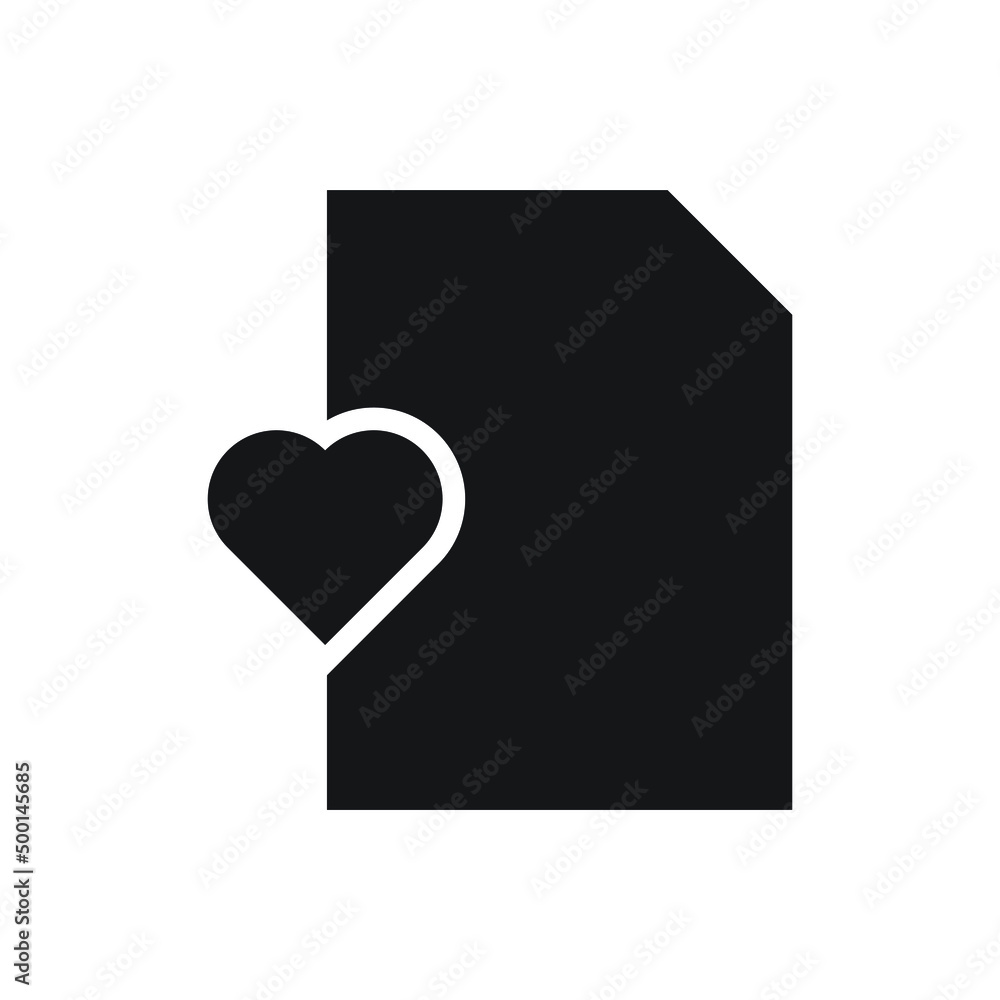 Favorite file document icon design. vector illustration Favorite file document icon design. vector illustration
