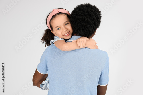 Portrait of little African-...
