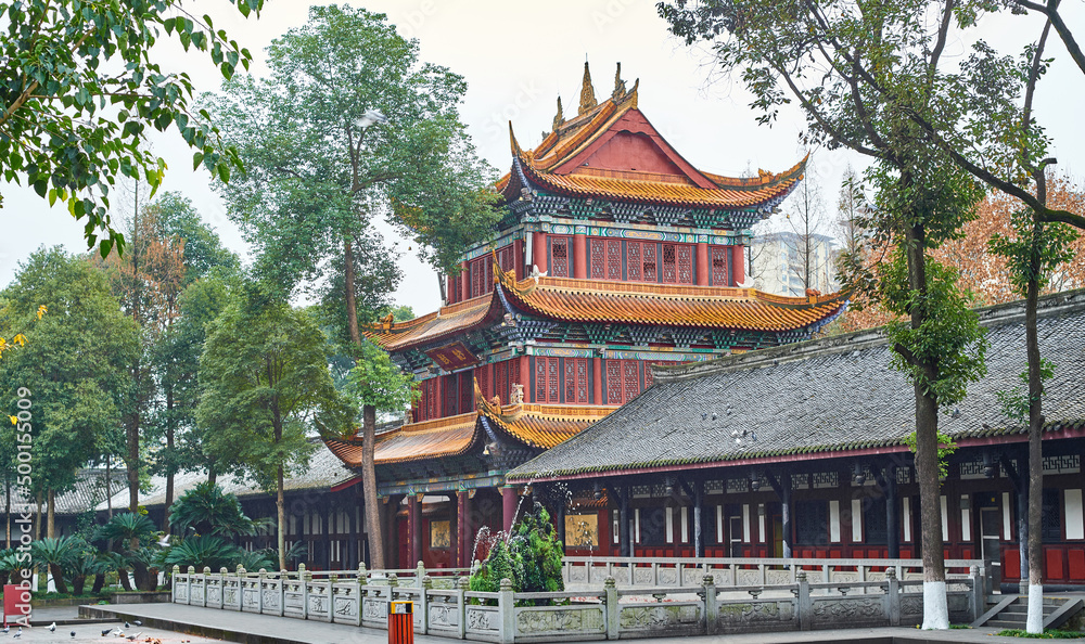 Chinese traditional Buddhist temple architecture