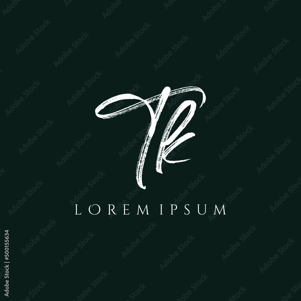 Letter TK luxury logo design vector Stock Vector | Adobe Stock