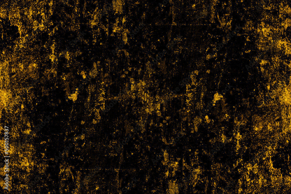 Rustic scratches and grunge texture on a dark yellow color damaged concrete wall surface Rustic scratches and grunge texture on a dark yellow color damaged concrete wall surface