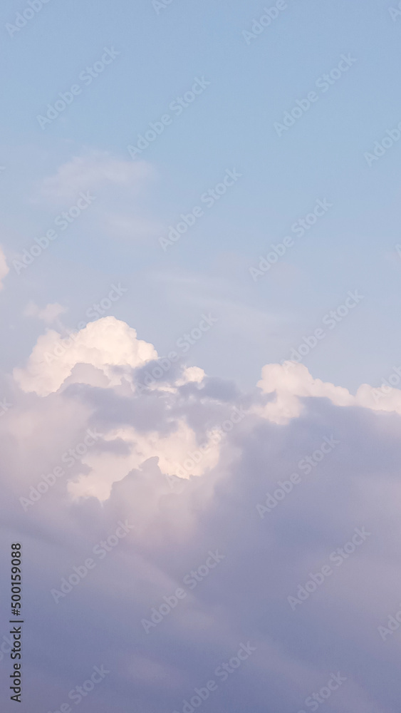Blue sky with cloud background nature, vertical Blue sky with cloud background nature, vertical