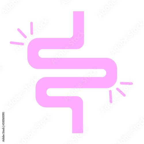 Winding, great design for any purposes. Business icon. Spiral template. Vector illustration. stock image. 