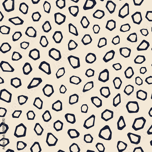 Obraz na płótnie Vector seamless pattern. Modern abstract background. Print for textile, fabric, home decor. w salonie