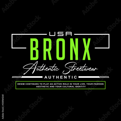 bronx denim streetwear t-shirt and apparel