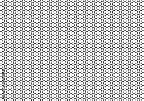 Photography small hexagonal pattern with black background colour