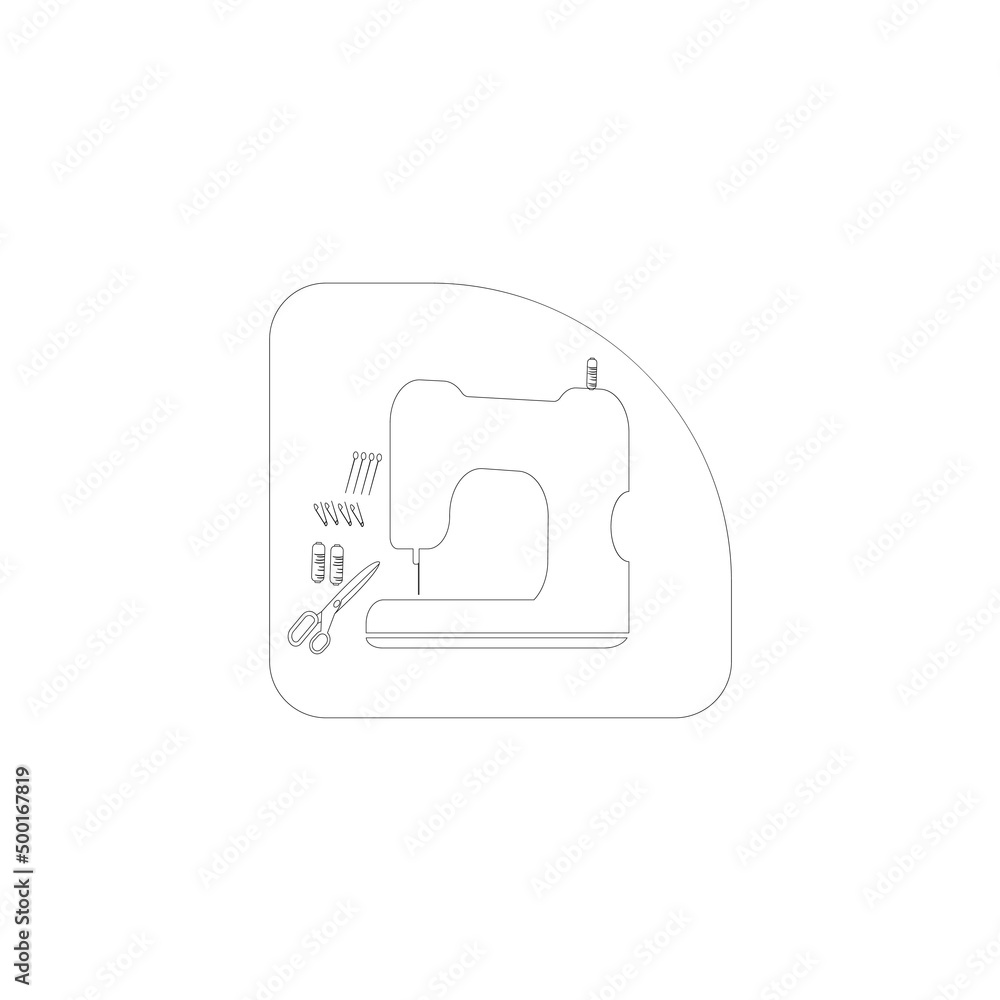 sewing machine icon image vector illustration sewing machine icon image vector illustration