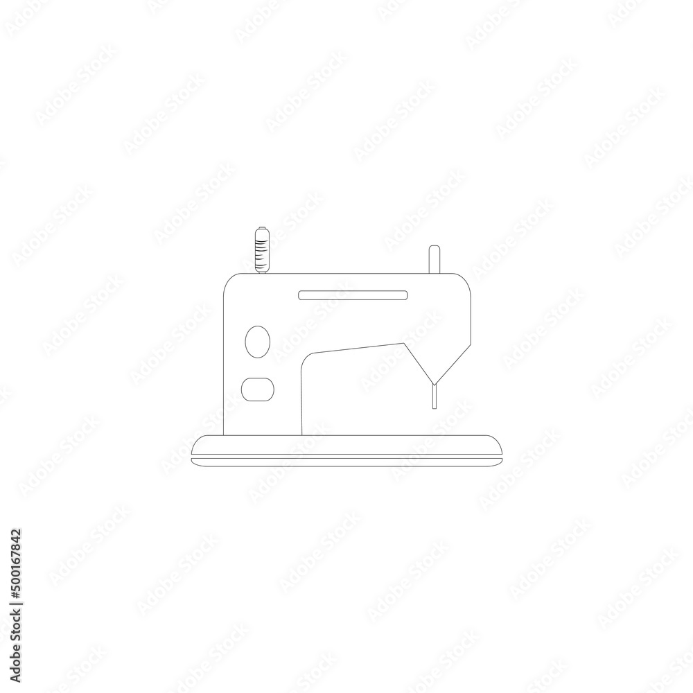 sewing machine icon image vector illustration