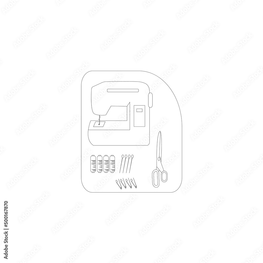 sewing machine icon image vector illustration sewing machine icon image vector illustration