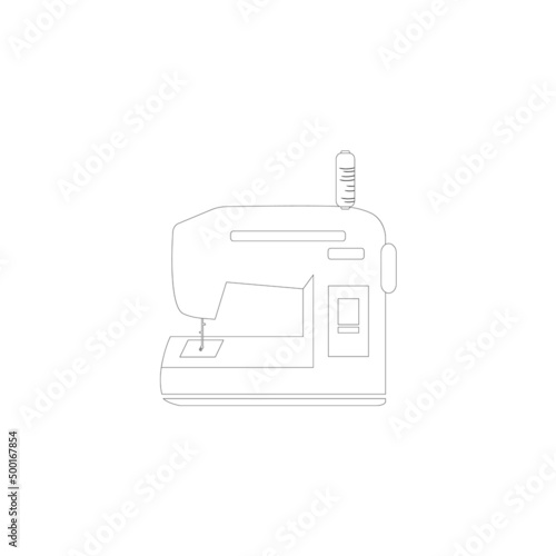 sewing machine icon image vector illustration