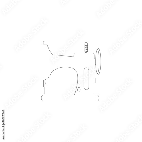 sewing machine icon image vector illustration