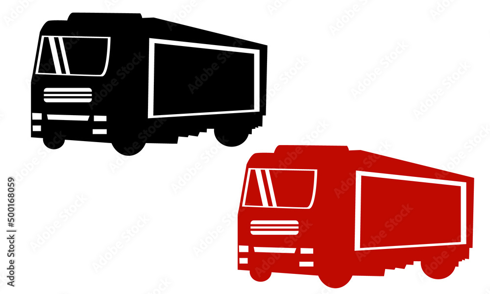 truck logistic vector, Truck Is On Highway Business Commercial Cargo, Trade and Transport Stock vector, Road Transport Lorries