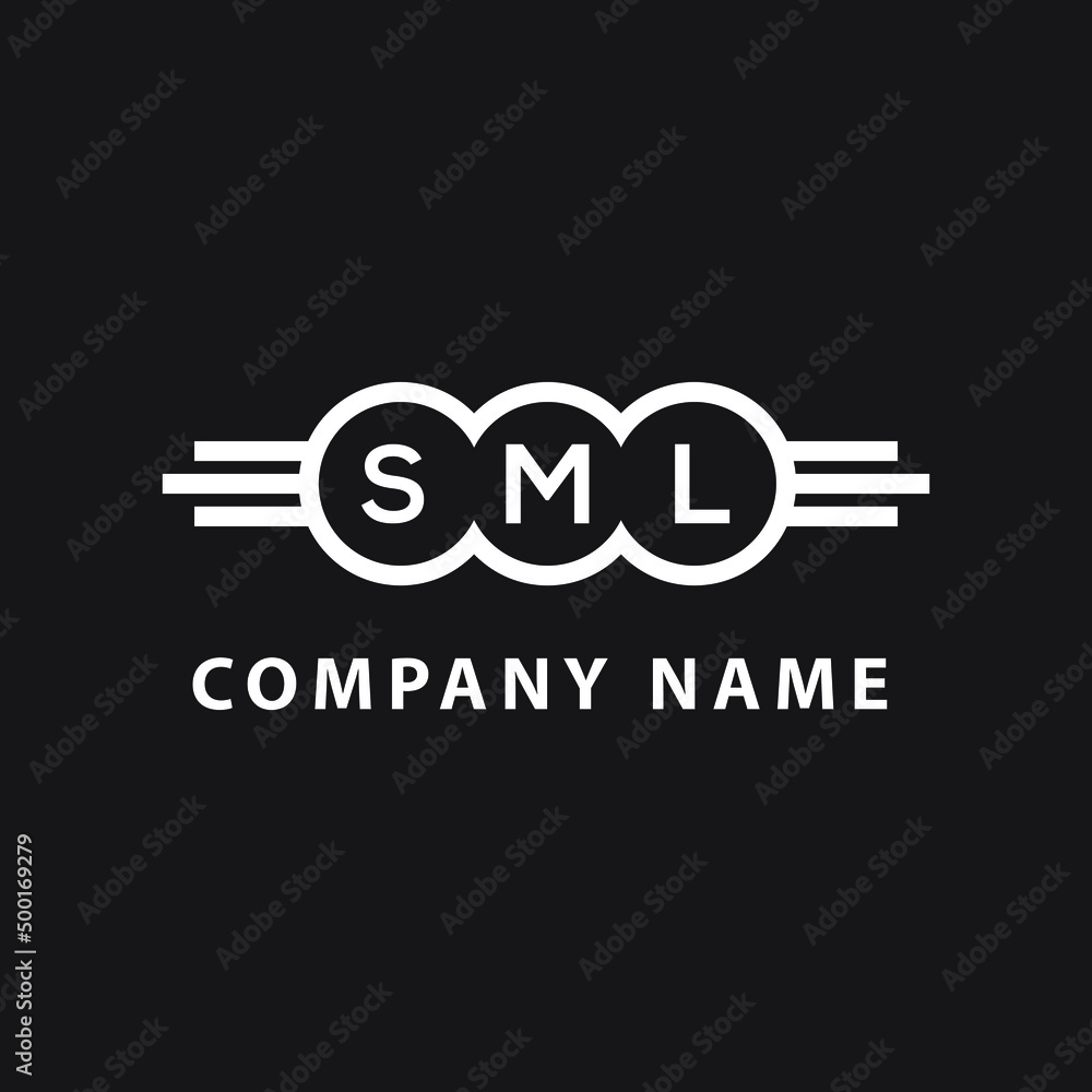 SML letter logo design on black background. SML creative initials letter logo concept. SML letter design.
SML letter logo design on black background. SML creative initials letter logo concept. SML letter design.
