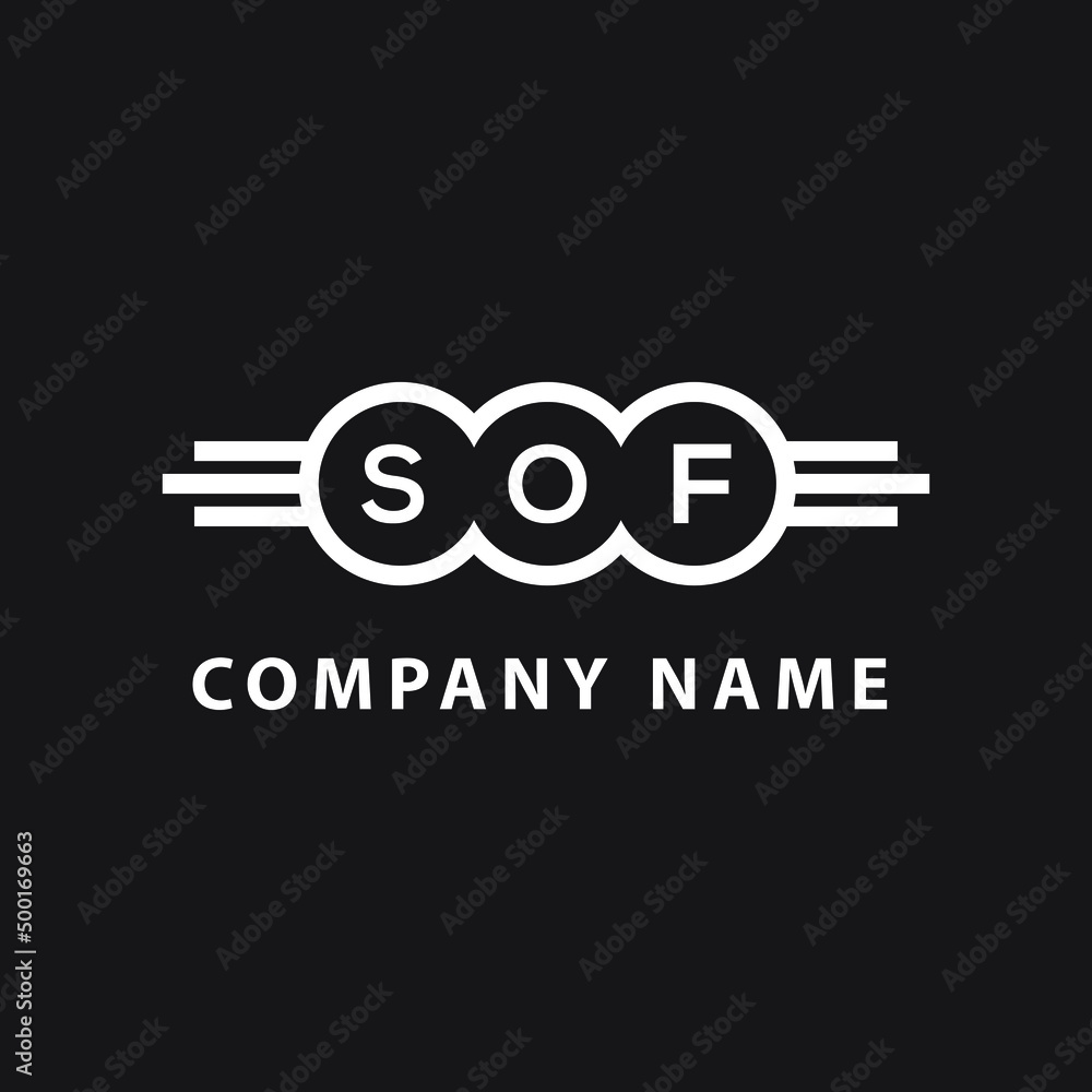 SOF letter logo design on black background. SOF creative initials letter logo concept. SOF letter design. SOF letter logo design on black background. SOF creative initials letter logo concept. SOF letter design.