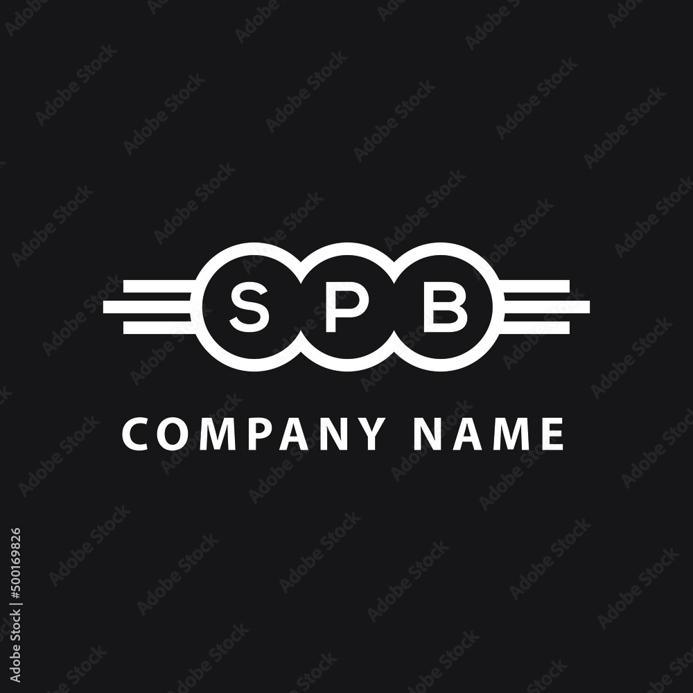 SPB letter logo design on black background. SPB creative initials letter logo concept. SPB letter design. SPB letter logo design on black background. SPB creative initials letter logo concept. SPB letter design.
