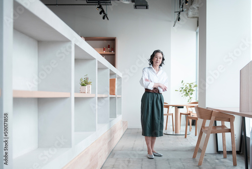 Wallpaper Mural Business Woman in Office Torontodigital.ca