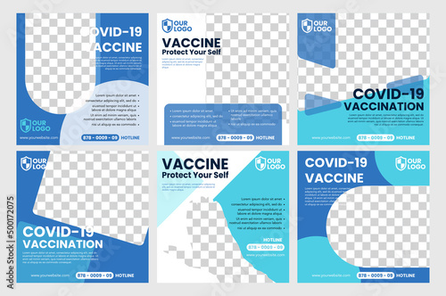 Vaccine post template is perfect for all social media platforms (ID: 500172075)