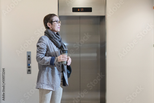 Business Woman Going to Work