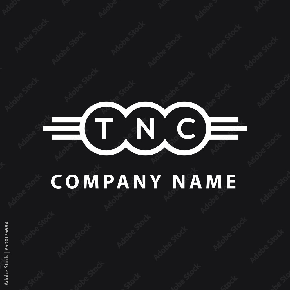 TNC letter logo design on black background. TNC creative initials letter logo concept. TNC letter design. TNC letter logo design on black background. TNC creative initials letter logo concept. TNC letter design.