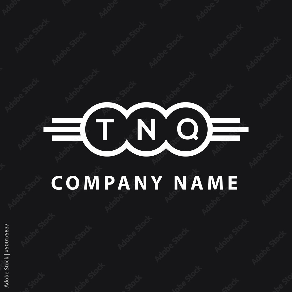 TNQ letter logo design on black background. TNQ creative initials letter logo concept. TNQ letter design. TNQ letter logo design on black background. TNQ creative initials letter logo concept. TNQ letter design.