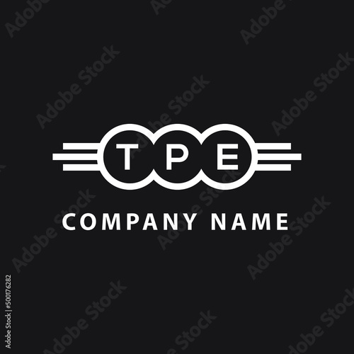TEP letter logo design on black background. TEP creative initials letter logo concept. TEP letter design. 