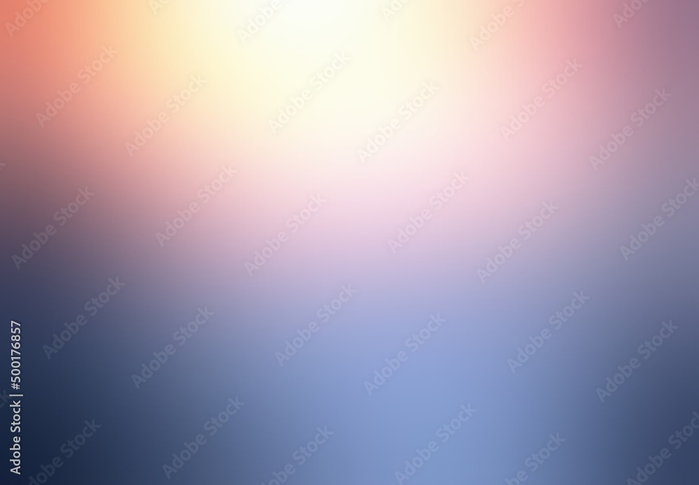 Fantastic glowing sky empty blur background of lilac pink blue yellow shades gradient. Colorful shiny soft space abstract graphic. Fantastic glowing sky empty blur background of lilac pink blue yellow shades gradient. Colorful shiny soft space abstract graphic.