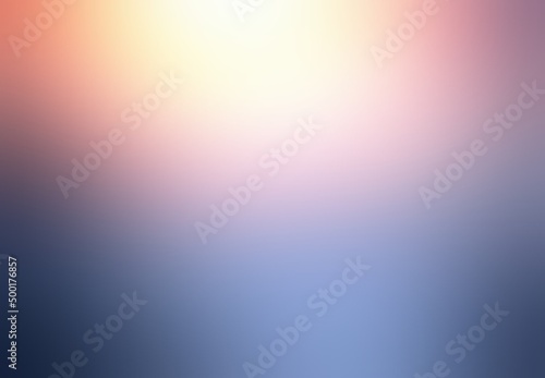 Fantastic glowing sky empty blur background of lilac pink blue yellow shades gradient. Colorful shiny soft space abstract graphic.