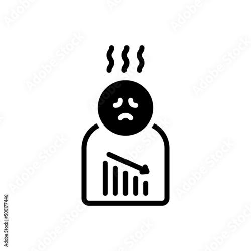 Black solid icon for pale
