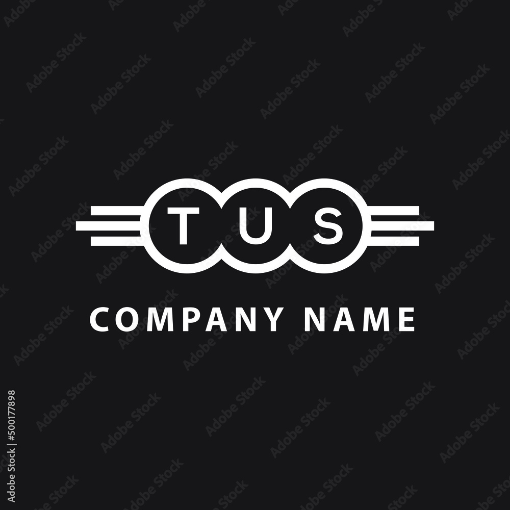 TUS letter logo design on black background. TUS creative initials letter logo concept. TUS letter design. TUS letter logo design on black background. TUS creative initials letter logo concept. TUS letter design.