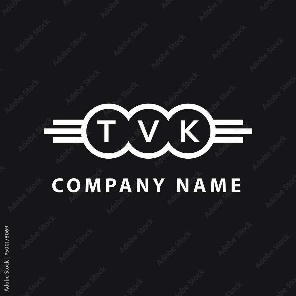 TVK letter logo design on black background. TVK creative initials letter logo concept. TVK letter design. TVK letter logo design on black background. TVK creative initials letter logo concept. TVK letter design.