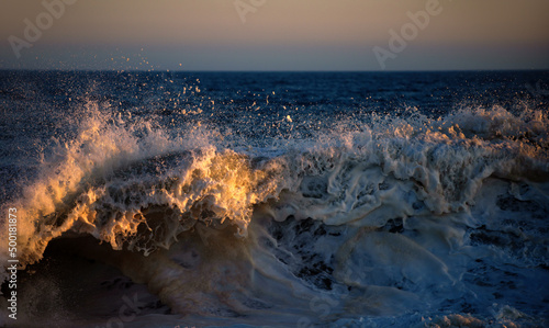 Tropical sea. Summer sand beach and ocean background.