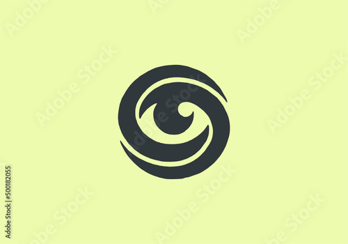 Illustration vector graphic of one eye concept logo perfect for logo business,etc