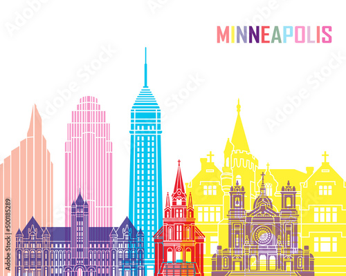 Minneapolis skyline poster