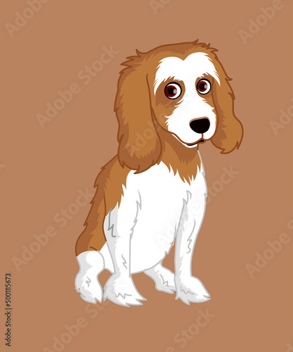 Cocker spaniel vector illustration