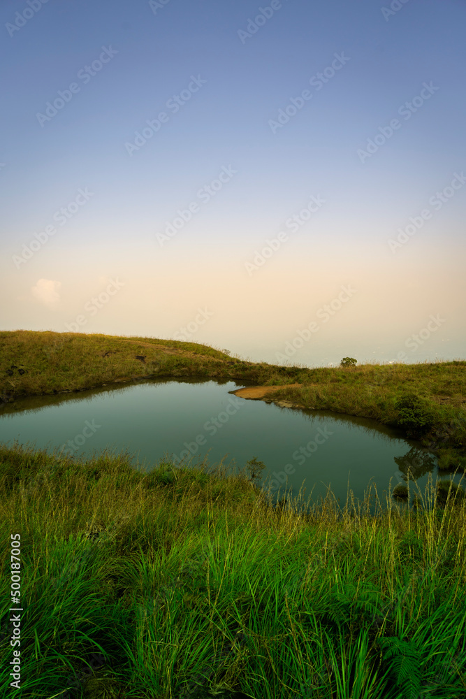 heart shape lake in wayanad chembra peak kerala,Amazing mountain landscape , Beautiful travel and tourism nature image heart shape lake in wayanad chembra peak kerala,Amazing mountain landscape , Beautiful travel and tourism nature image