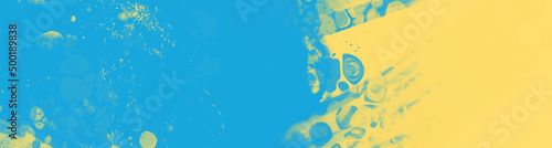 Abstract Blue Yellow paint Background. Vector illustration design